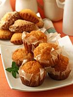 Muffins and other pastries.