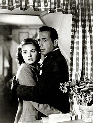 Humphrey Bogart, Ingrid Bergman, ""Casablanca"" (1942 )Warner Bros. File Reference # 33595_011THA-stock-photo