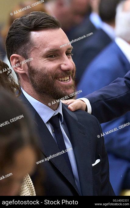 Rudy Fernandez attends he National Sports Awards 2019 and 2020 at El Pardo Royal Palace on July 18, 2022 in Madrid, Spain