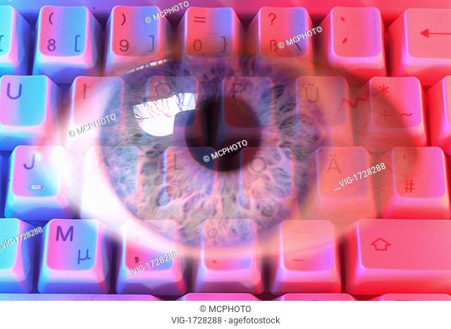 keyboard with an eye - 01/01/2009