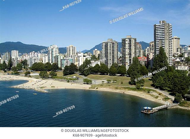 Sunset Beach, West End, Vancouver, BC, Canada
