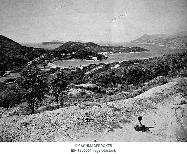 Early autotype of Ragusa, Austria-Hungary, 1880, now Dubrovnik, Croatia