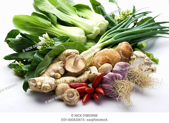 Assorted Asian vegetables