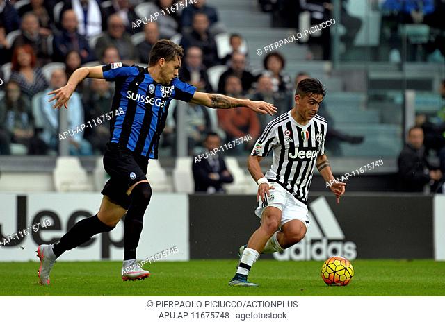 2015 Serie A Football Juventus v Atalanta Feb 20th. 25.10.2015. Juventus Stadium, Turin, Italy. Serie A football league. Juventus versus Atalanta
