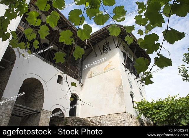 Traditional Ottoman house, Gjirokaster or Gjirokastra, Municipality of Southern Albania, UNESCO World Heritage Site, Albania, Southeastern Europe