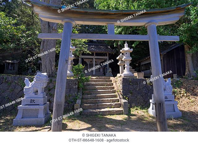Niizaki-jinja shrine, Nii fishing port, Ine town, Kyoto Prefecture, Japan