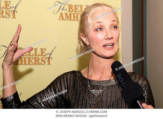Opening night after party for The Belle of Amherst at the West Side Theatre - Arrivals. Featuring: Joely Richardson Where: New York City, New York