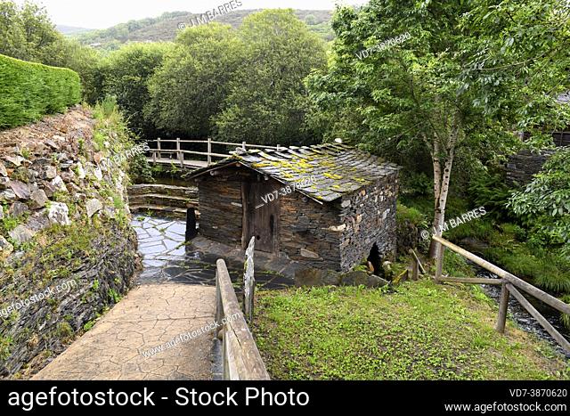 Villanueva de Oscos, water mill (Ecomuseum). Asturias, Spain
