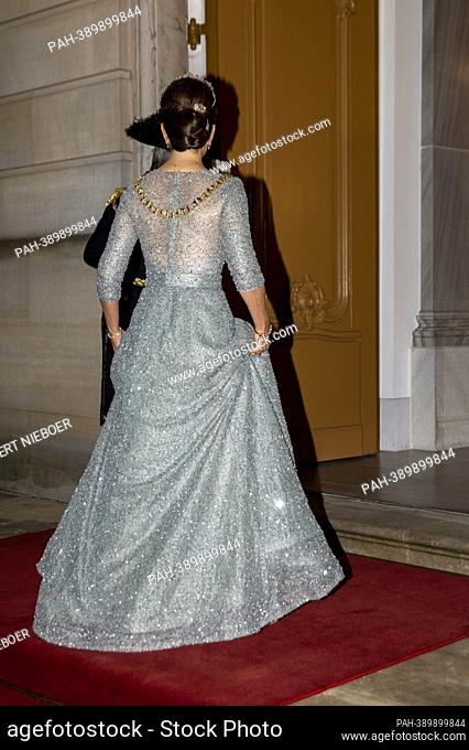 Crown Princess Mary of Denmark arrives at Amalienborg Palace in Copenhagen, on January 01, 2023, to attend the New Years reception Photo: Albert Nieboer /...