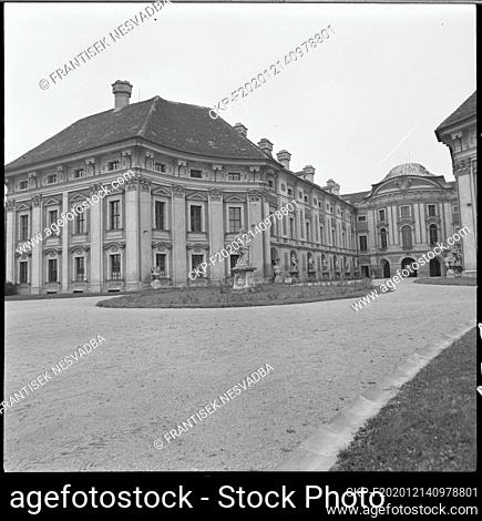 ***NOVEMBER 25, 1965 FILE PHOTO***Castle Slavkov where an armistice was signed between Austria and France after the Battle of the Three Emperors (Battle of...