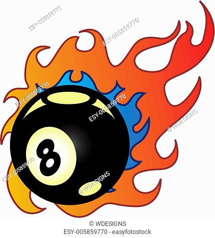 Fire eight ball Stock Photos and Images | agefotostock