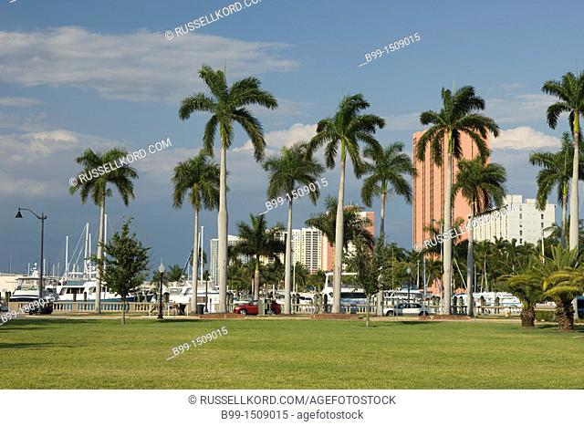 Palms Fort Myers Yacht Basin Peace River Downtown Waterfront Fort Myers Florida USA