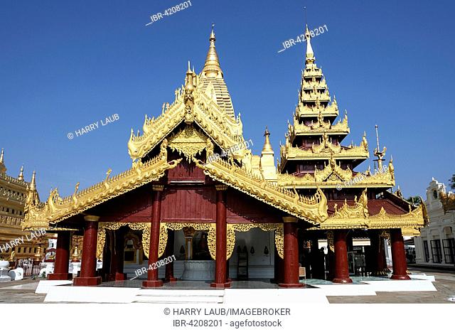 Shwezigon Pagoda, Mandalay Division, Bagan, Mandalay Division, Myanmar