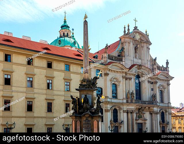 Baroque St. Nicholas Church (Mala Strana) in Prague
