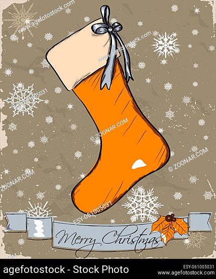 Christmas card. Vector illustration EPS8