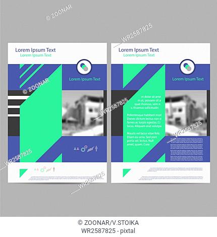 Annual Report Leaflet Brochure Flyer Template