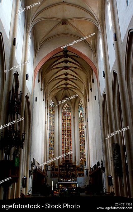 Sankt Jakob-Kirche, Rothenburg ob der Tauber, Bayern, Deutschland
