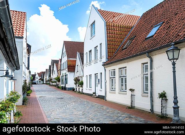 Germany, Schleswig-Holstein, Schleswig, Holm, historic fishermen's quarter, Süderholmstraße