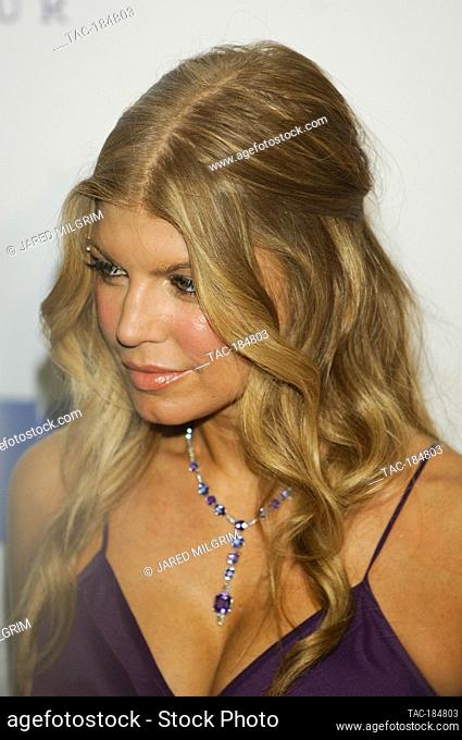Singer Stacy Ann Ferguson aka Fergie attends arrivals for Clive Davis Pre-Grammy Party at the Beverly Hilton Hotel on February 09, 2008 in Los Angeles
