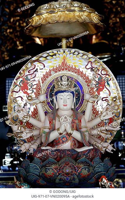 Thousand-armed Avalokitesvara, the Bodhisattva of Compassion
