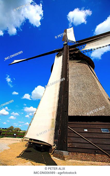 Netherlands, North Holland, Schermerhorn, windmill