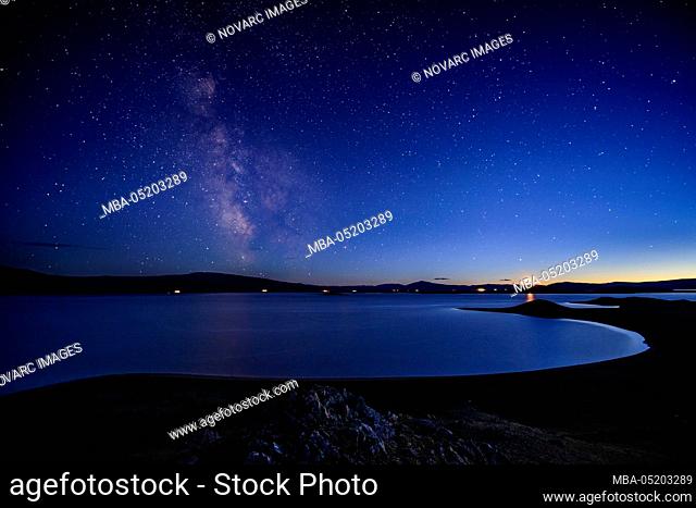 Milky Way over Lake Terkhiin Tsagaan, Mongolia