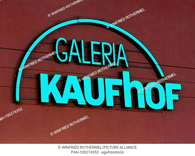 Logo Galeria Kaufhof, Freiburg, Febr. 14, 2018 | usage worldwide. - Freiburg/Baden-Wuerttemberg/Germany