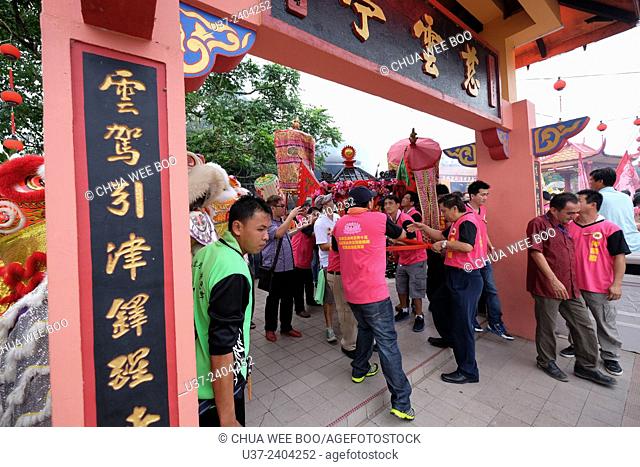 Chinese New Year Festival Capgomeh year 2015 15th day of the 1st month at Siniawan, Sarawak, Malaysia