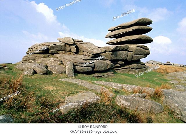 Rough Tor Rocks, near Camelford, Cornwall, England, UK