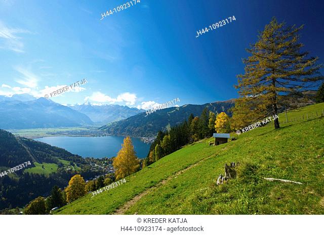Salzburg country, Austria, Europe, outdoors, outside, day, autumn, autumnal, autumn colors, nobody, Pinzgau, scenery, nature, Alps, mountain, mountains