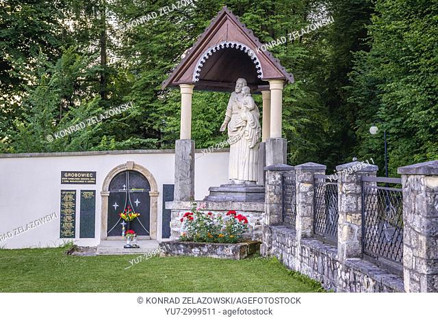 Cmeter of Discalced Carmelites Monastery in Czerna village in Lesser Poland Voivodeship of Poland