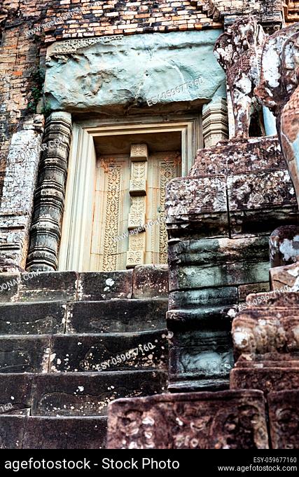 door in Pre Rup temple, Angkor area, Siem Reap, Cambodia
