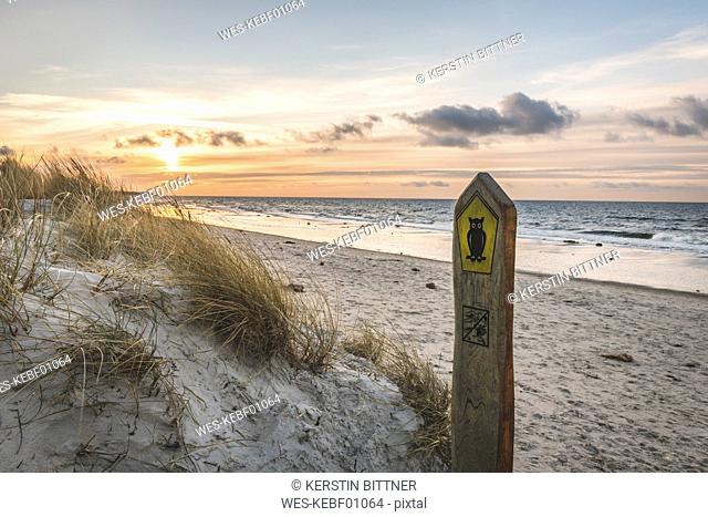 Germany, Mecklenburg-Western Pomerania, Darss, Ahrenshoop, beach passage