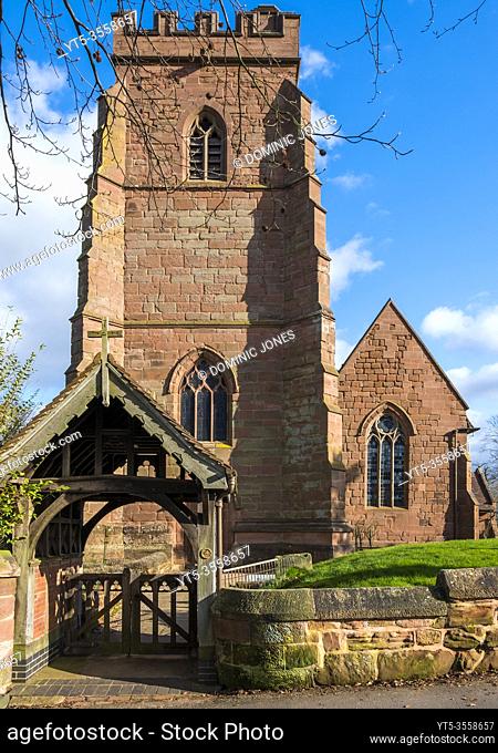 The Kinver village church of St. Peter, Kinver, Staffordshire, England