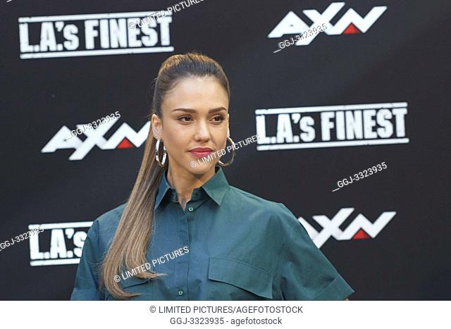 Jessica Alba attends ‘L.A.’s Finest’ AXN TV Series photocall at Villamagna Hotel on June 10, 2019 in Madrid, Spain