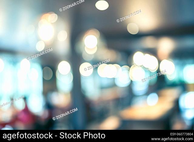abstract background of coffee shop, shallow depth of focus