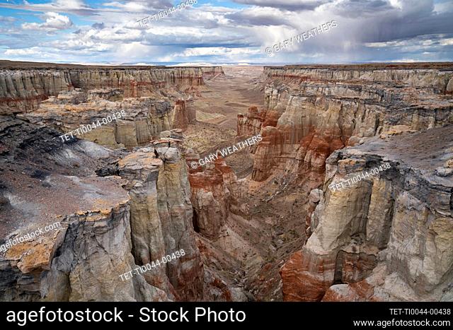 United States, Arizona, View of desert canyon