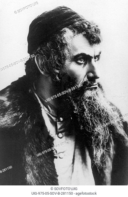 Raphael adelheim in the role of shylock in the 1898 russian production of 'the merchant of venice' by shakespeare