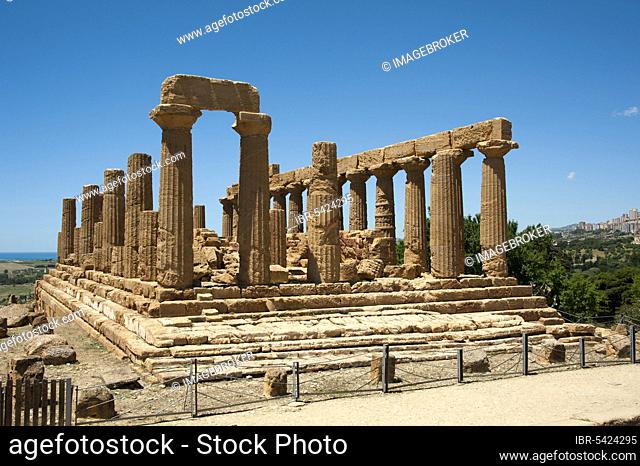 Temple of Hera, Valley of the Temples, Agrigento, Sicily, Italy, Agrigento, Temple of Hera, Europe