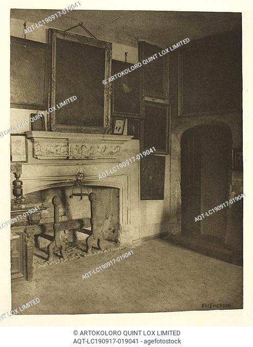 The Conspirator’s Room, Old Rye House, 1880s, Peter Henry Emerson, English, born Cuba, 1856–1936, England, Photogravure, plate XIV from the album The Compleat...