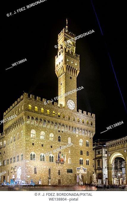 Palazzo Vecchio, Piazza della Signoria, Firenze, Italy