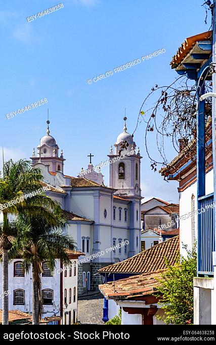 View of the historic center of the city of Diamantina in the state of Minas Gerais, Brazil