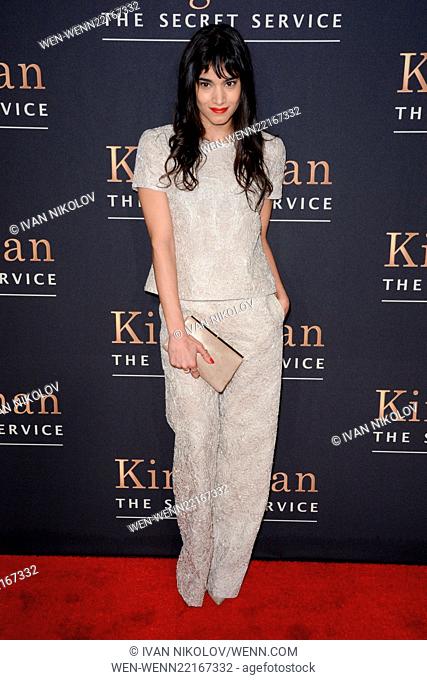 """Kingsman: The Secret Service"" New York Premiere - Red Carpet Arrivals Featuring: Sofia Boutella Where: New York City, New York