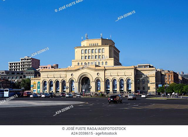 Armenia , Yerevan City , Republic Square and National Gallery Blg. (History Museum)