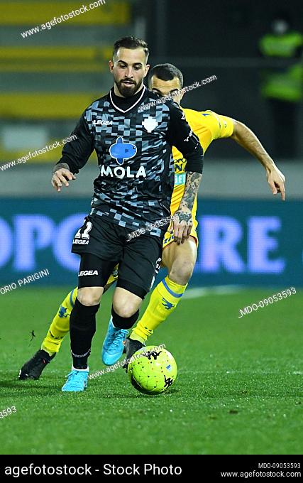 Como player Vittorio Parigini during the Frosinone-Como match at the Benito Stirpe stadium. Frosinone (Italy), February 16th, 2022