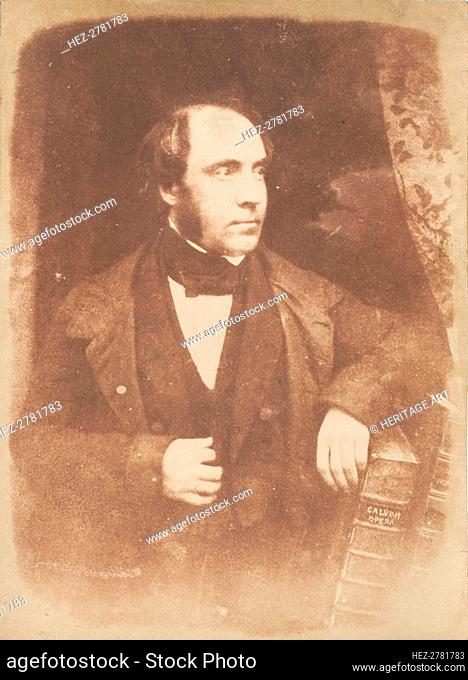 Rev. George Lewis, Dundee, 1843-47. Creators: David Octavius Hill, Robert Adamson, Hill & Adamson