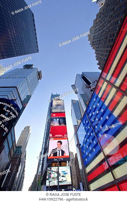 USA, United States, America, New York, Manhattan, Times Square, active, alive, big, busy, city, colorful, landmark, dream, lights, modern, building, center