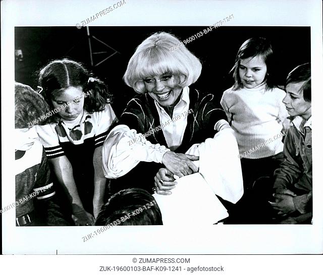 Feb. 24, 1965 - Kidding around -- Carol Channing, one of the younger set's most popular recording stars, takes a moment to chat with a few of her 'co-stars'...