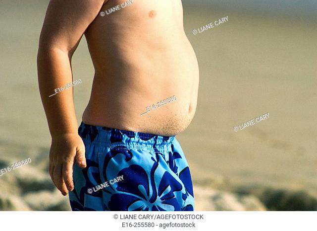 chubby beach boy