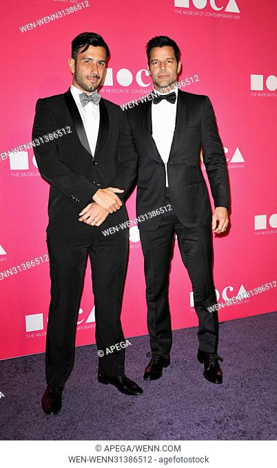 2017 Museum of Contemporary Art Gala (MOCA) - Arrivals Featuring: Jwan Yosef, Ricky Martin Where: Los Angeles, California